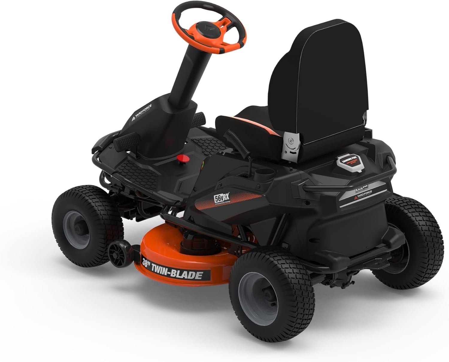 Yard Force Riding Lawn Mower 38″ 56V LFP Battery-Powered YF56VRX New - Image 3
