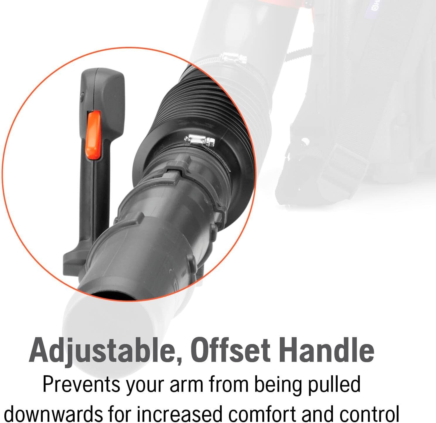 Husqvarna 350BT Gas Backpack Leaf Blower 50.2cc, 692 CFM, 180 MPH - Image 5