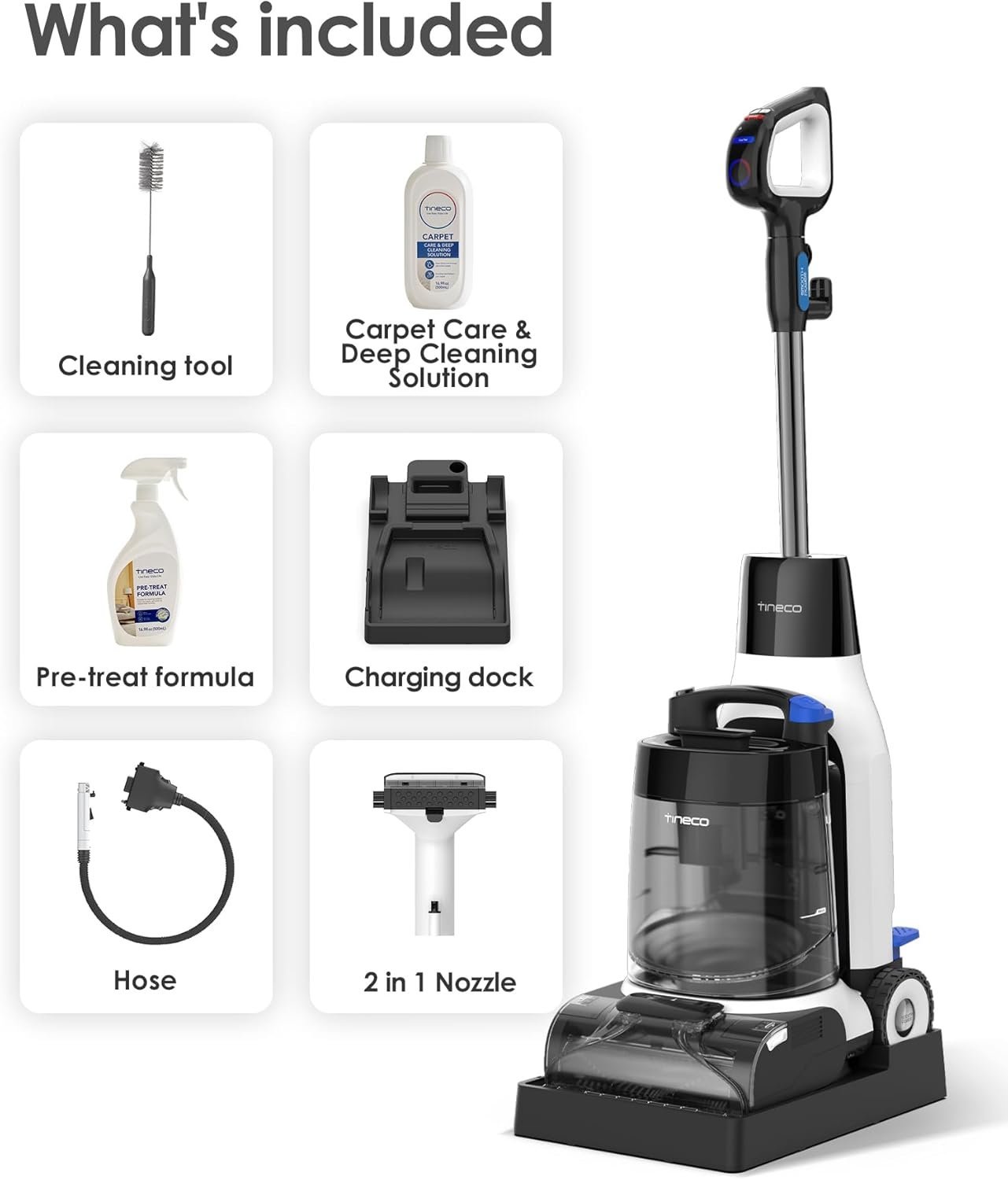 Tineco CARPET ONE Cruiser Smart Carpet Cleaner with Self-Cleaning & FlashDry - Image 8