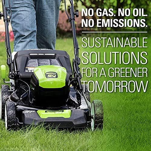 Greenworks Pro 80V 21-Inch Brushless Self-Propelled Lawn Mower, 4Ah Battery Included MO80L410 - Image 13