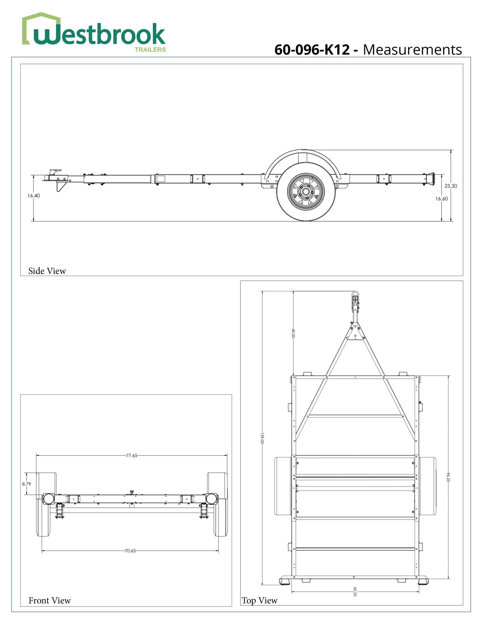 Stirling 5-ft x 8-ft Steel Utility Trailer ( 1250-lb Capacity ) 5266161 - Image 13