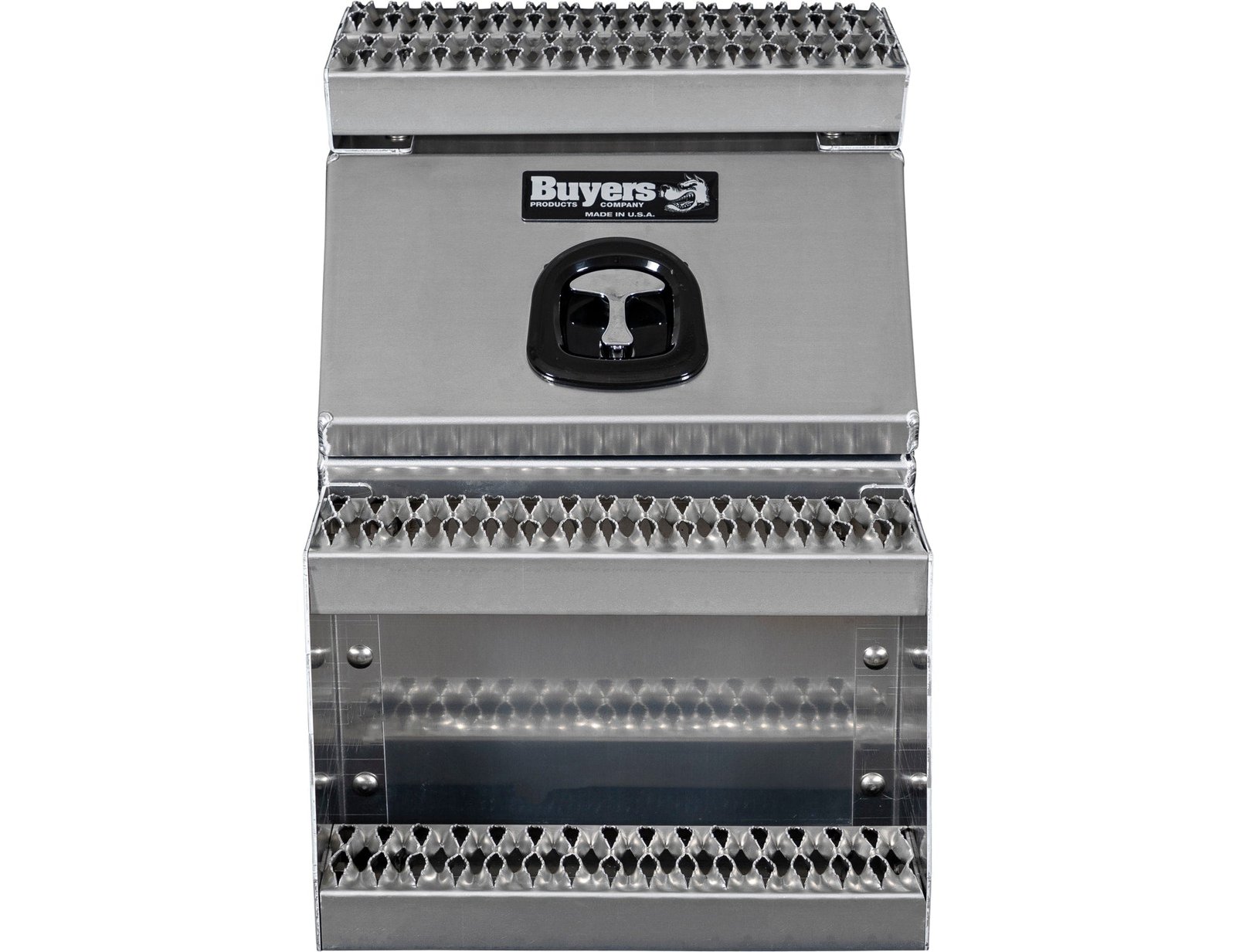 Buyers Products 28-in x 24-in x 18-in Smooth Aluminum Step Box Truck Tool Box 1705281 - Image 9