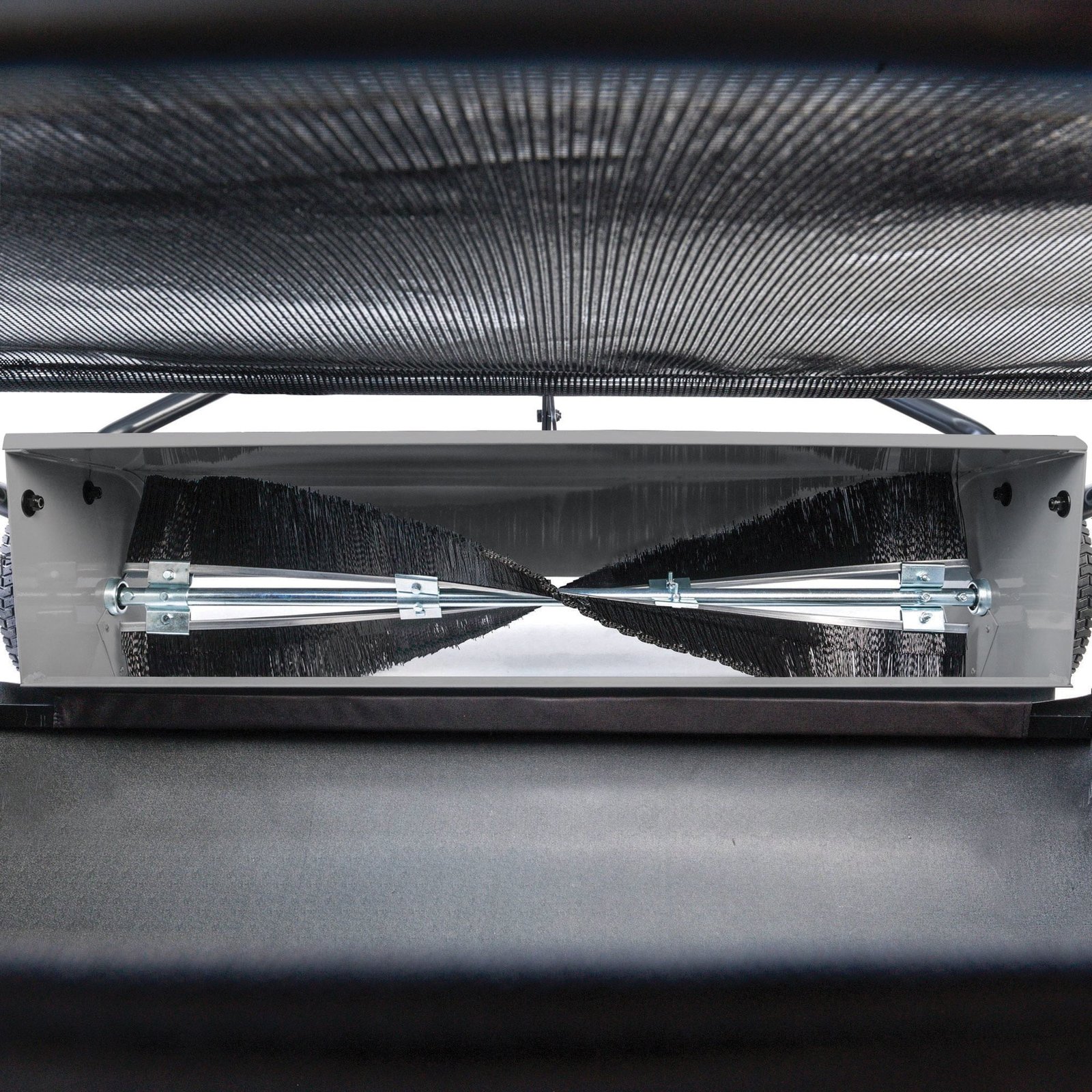 Ohio Steel 42″ Tow Behind Lawn Sweeper, 22 cu. ft. Hopper - Image 4