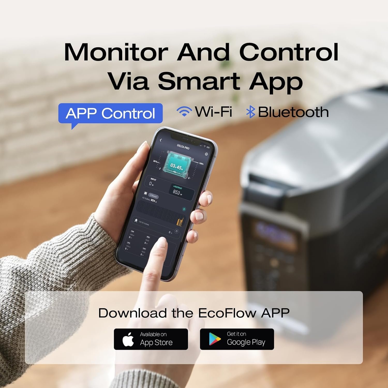 EF ECOFLOW DELTA Pro 3600Wh Portable Power Station – 3600W LiFePO4 - Image 5