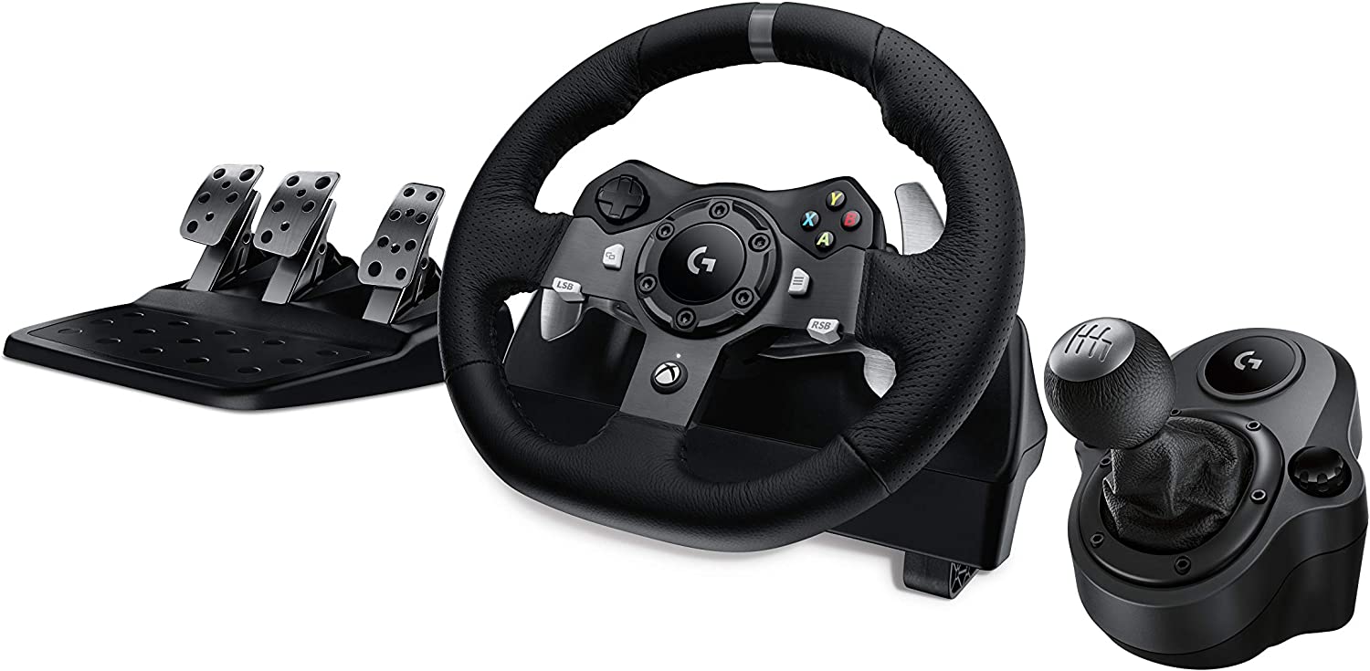 Logitech G920 Driving Force Racing Wheel + Logitech G Driving Force Shifter Bundle