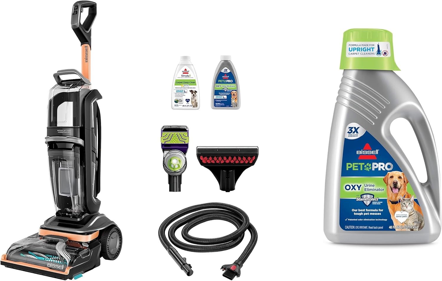 BISSELL Revolution HydroSteam Pet Carpet Cleaner, 3432 - Image 8