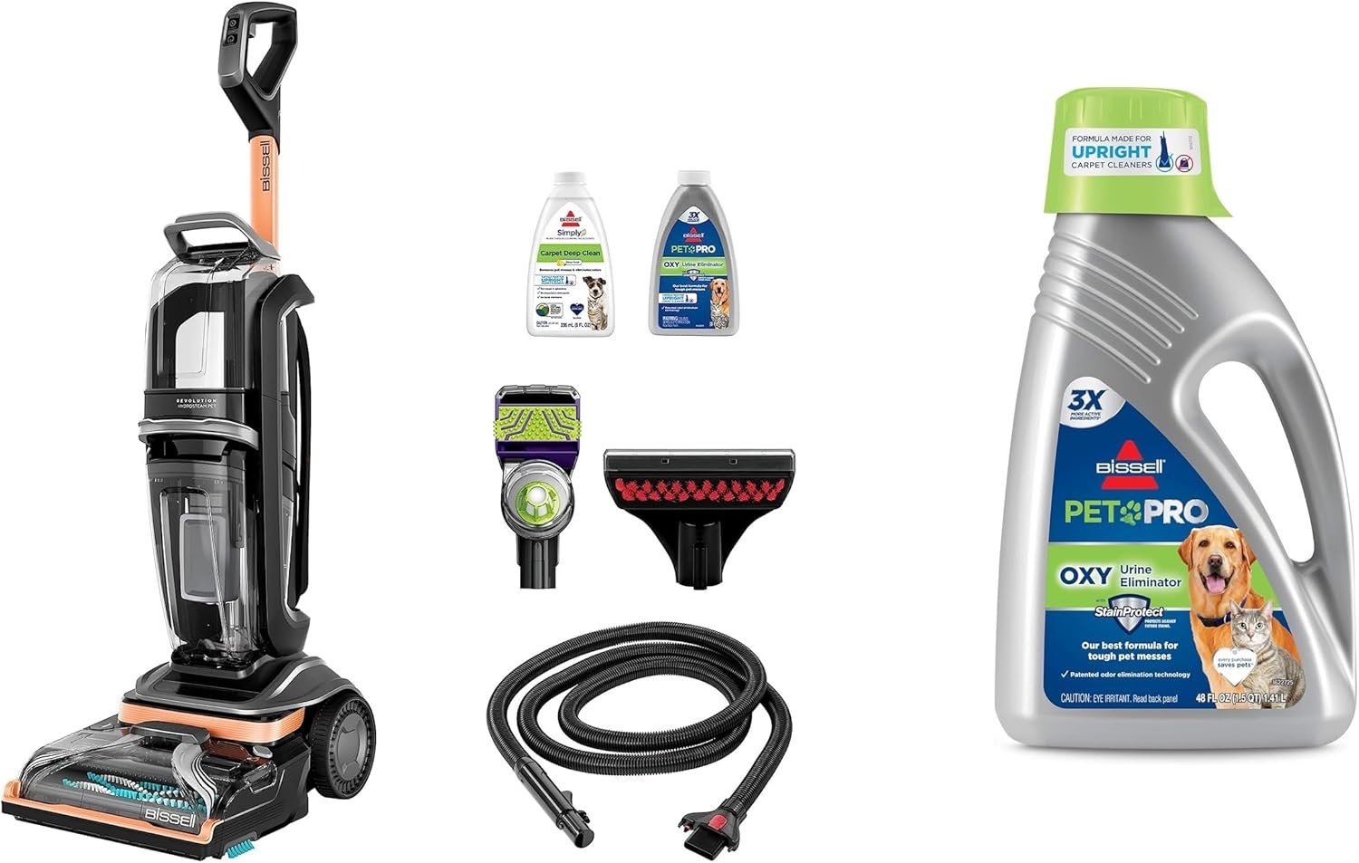 BISSELL Revolution HydroSteam Pet Carpet Cleaner, 3432 - Image 8