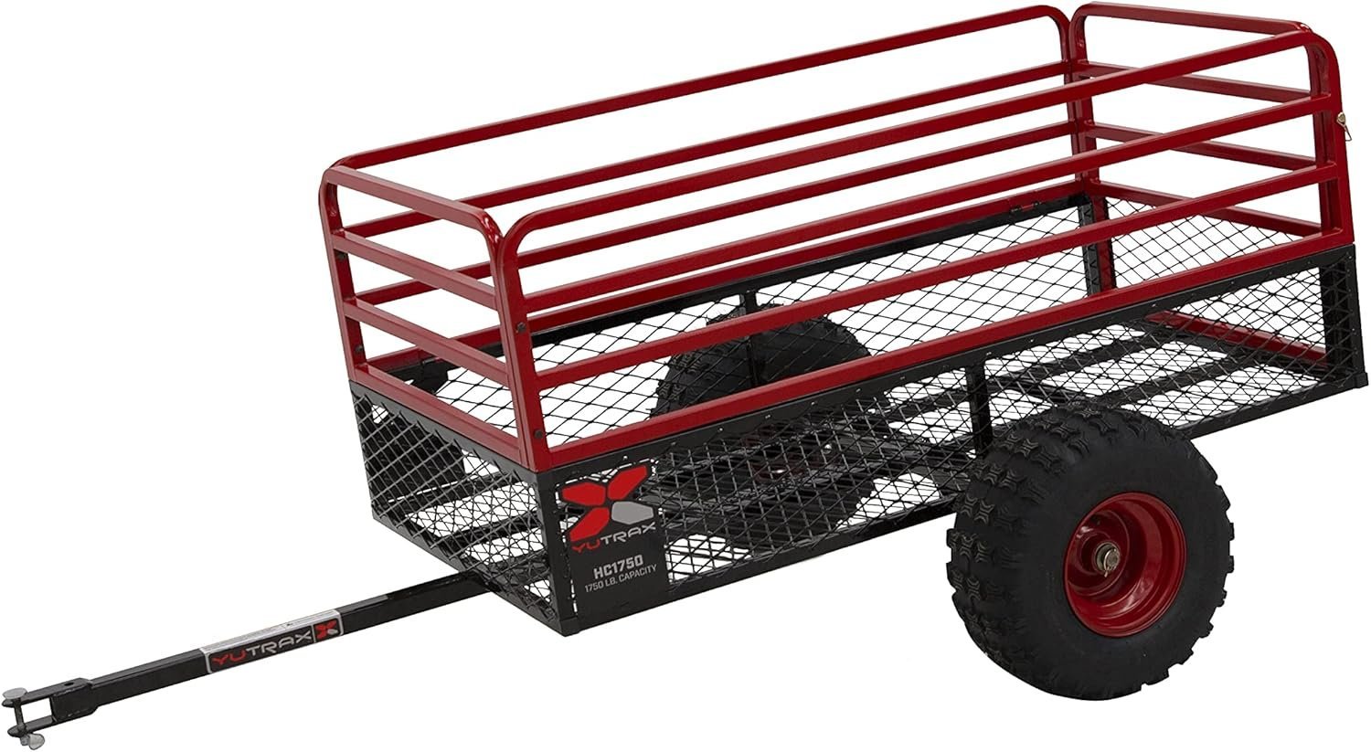 Yutrax Trail Warrior X4 1,250 lb Off-Road UTV/ATV Utility Trailer TX159