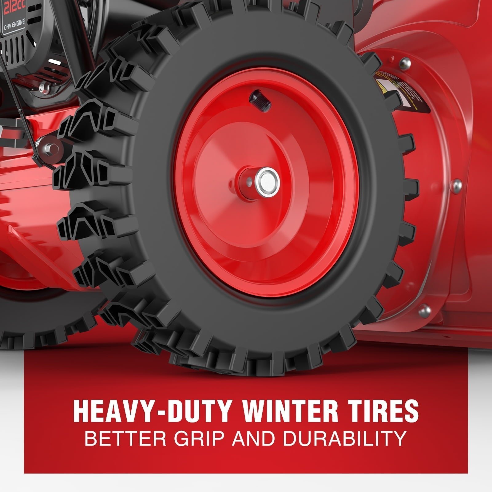 PowerSmart Brand New Self-Propelled Gas Snow Blower, 212cc 24 in. Two-Stage with 120V Electric Start - Image 5