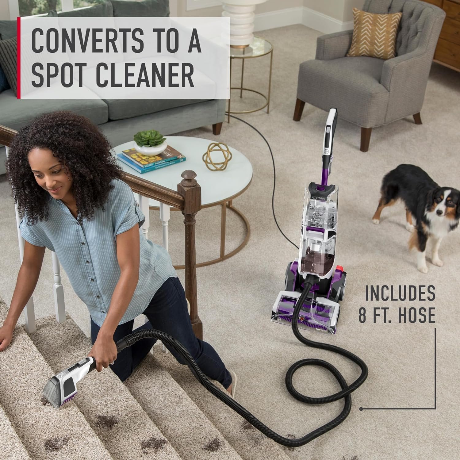 Hoover Smartwash Automatic Carpet Cleaner Machine, FH52000, Turquoise - Image 38
