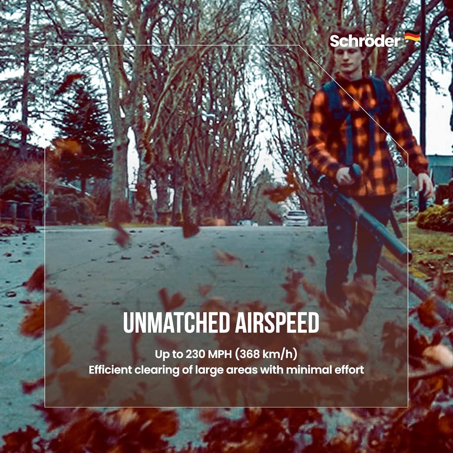 Schröder SR-6400L Backpack Gas Leaf Blower, 3.7 HP Engine - Image 8