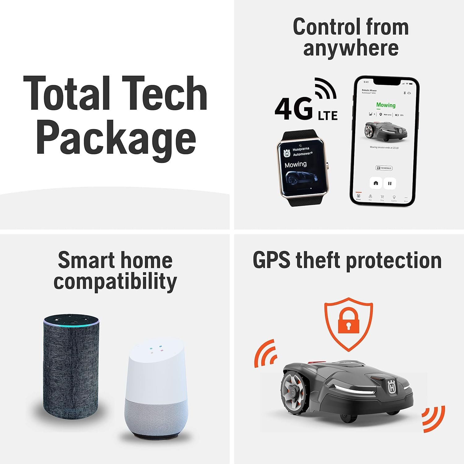 Husqvarna Automower 415X Robotic Lawn Mower with GPS, Self-Installation, 0.4 Acre - Image 10