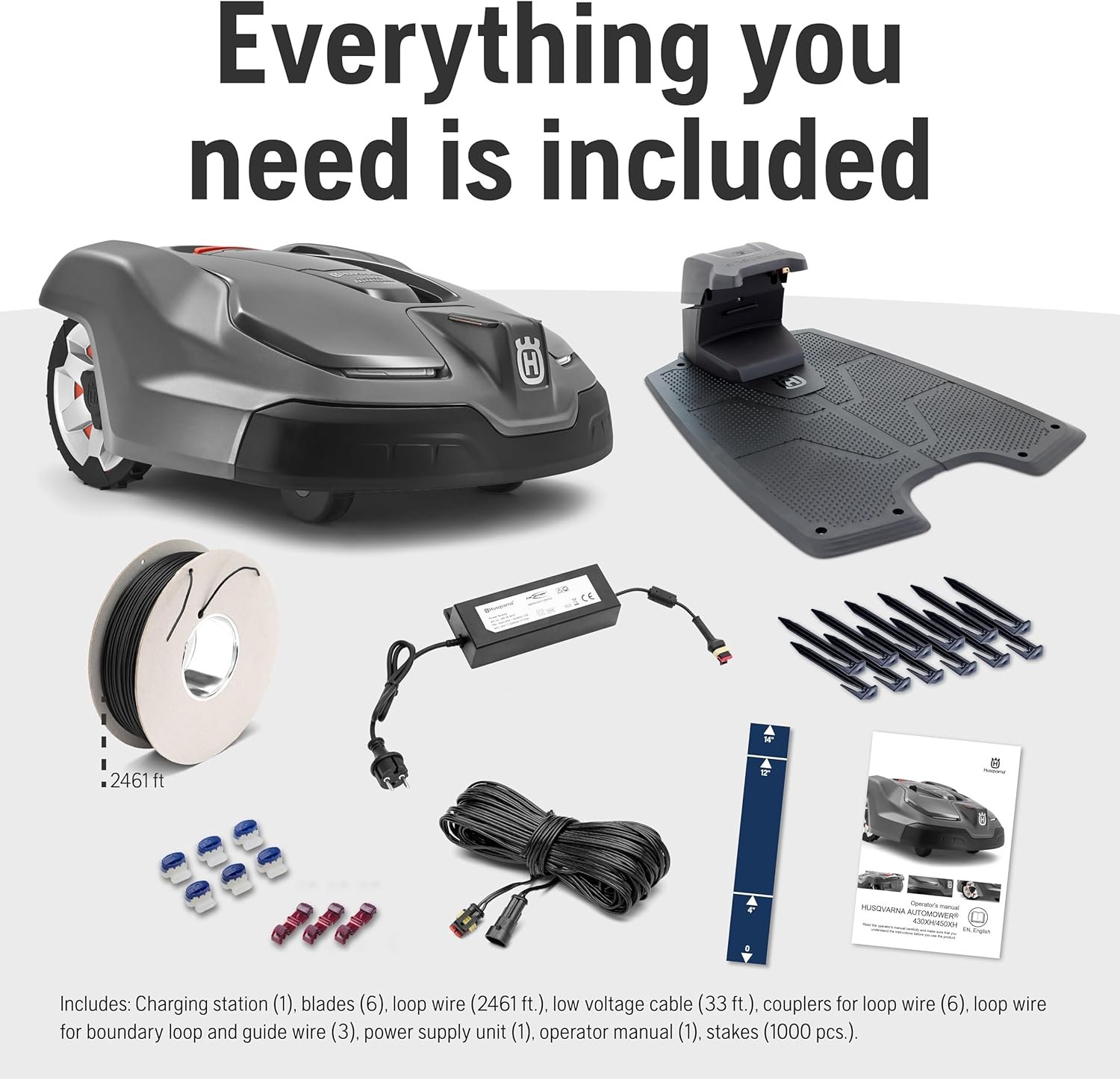 Husqvarna 440iQ Robotic Lawn Mower, 2 Acre, Wire-Free, Charging Station - Image 7