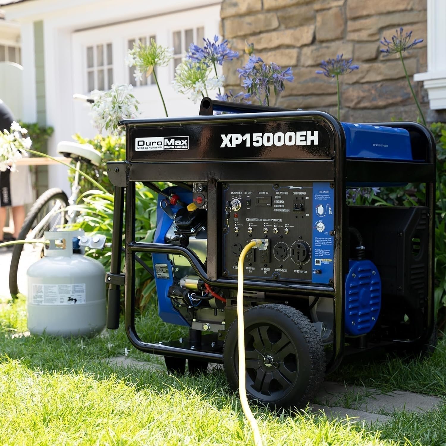 DuroMax XP13000EH Dual Fuel Portable Generator 13000 Watt Gas - Image 22