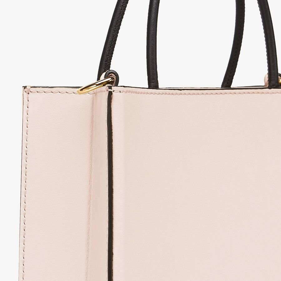 Fendi Small Shopping Bag Leather Bag - Image 5