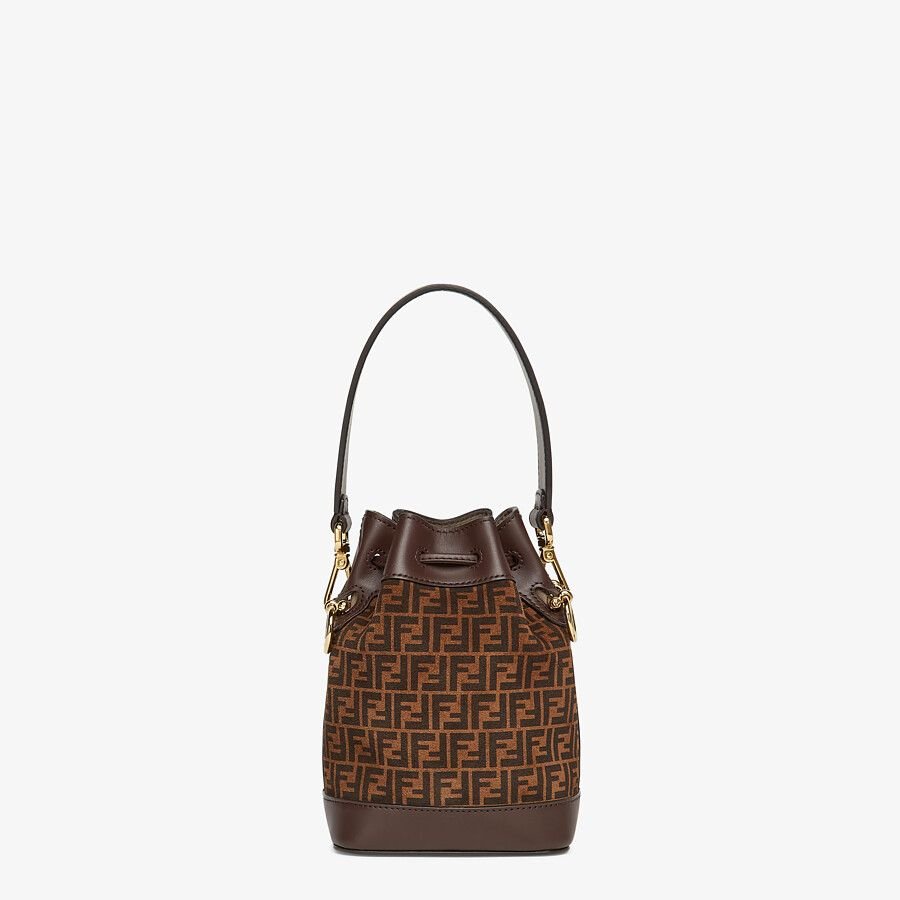 Fendi Leather Mini-bag With Ff Print - Image 3