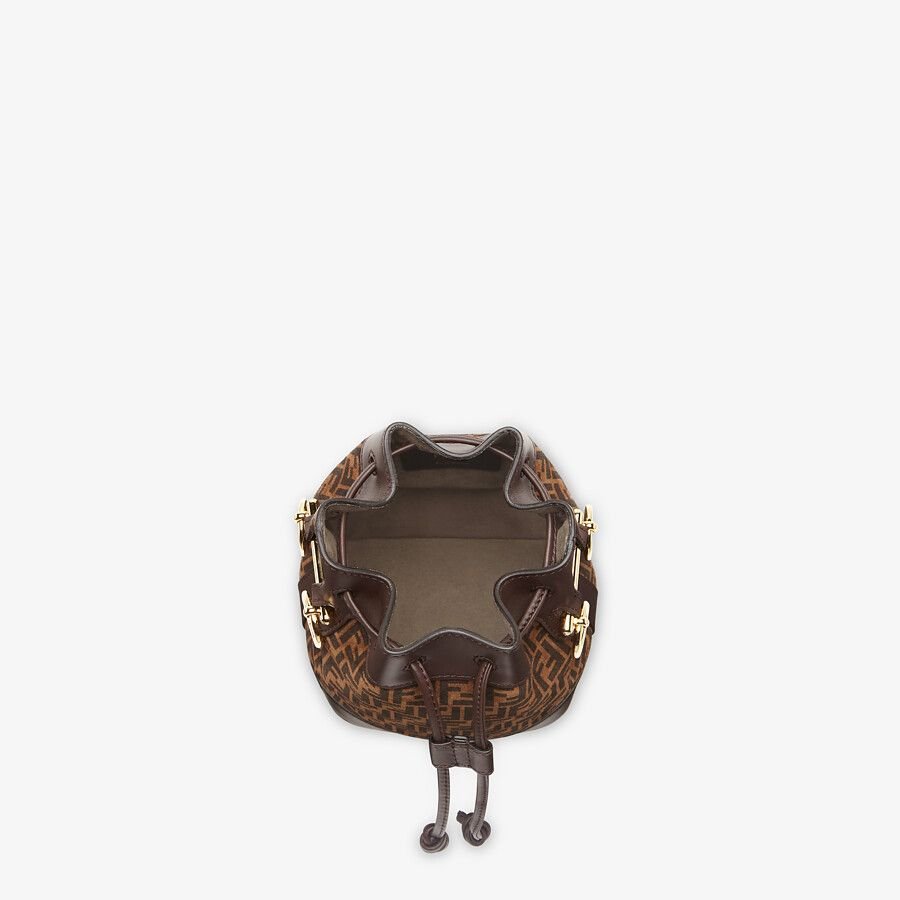 Fendi Leather Mini-bag With Ff Print - Image 4