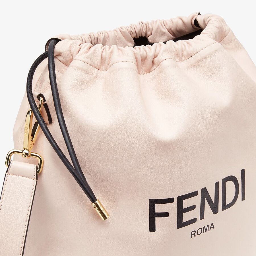 Fendi Medium Pink Nappa Leather Bag - Image 5