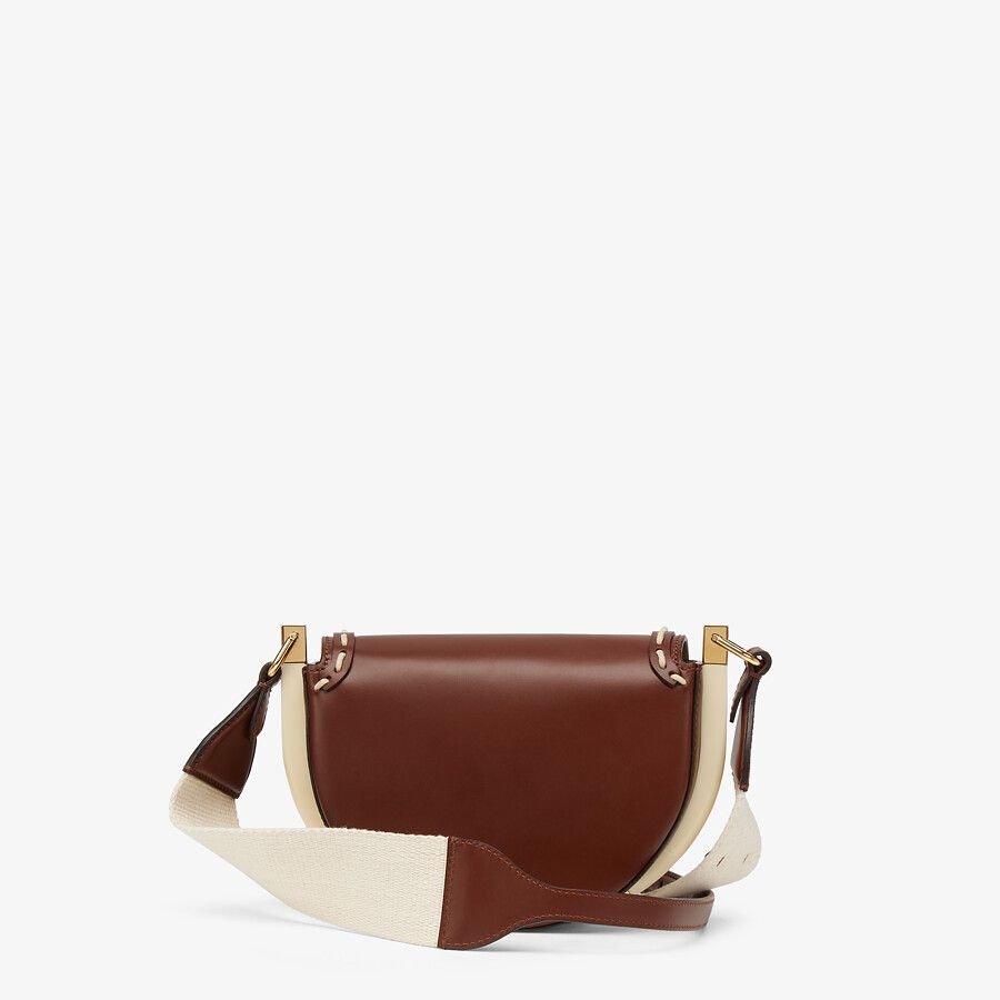 Fendi Brown Leather Bag - Image 3