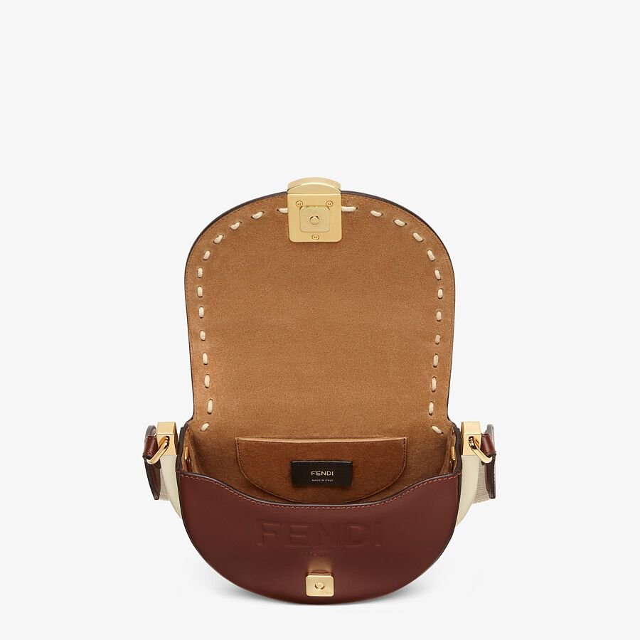 Fendi Brown Leather Bag - Image 4