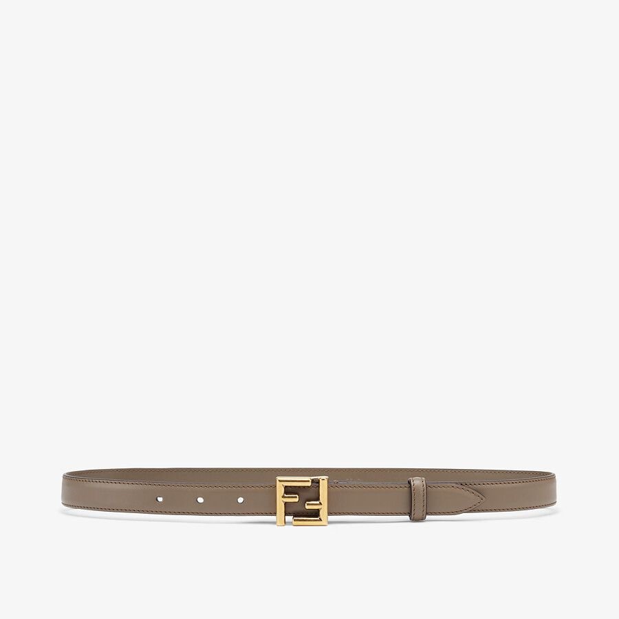 Fendi Brown Leather Belt