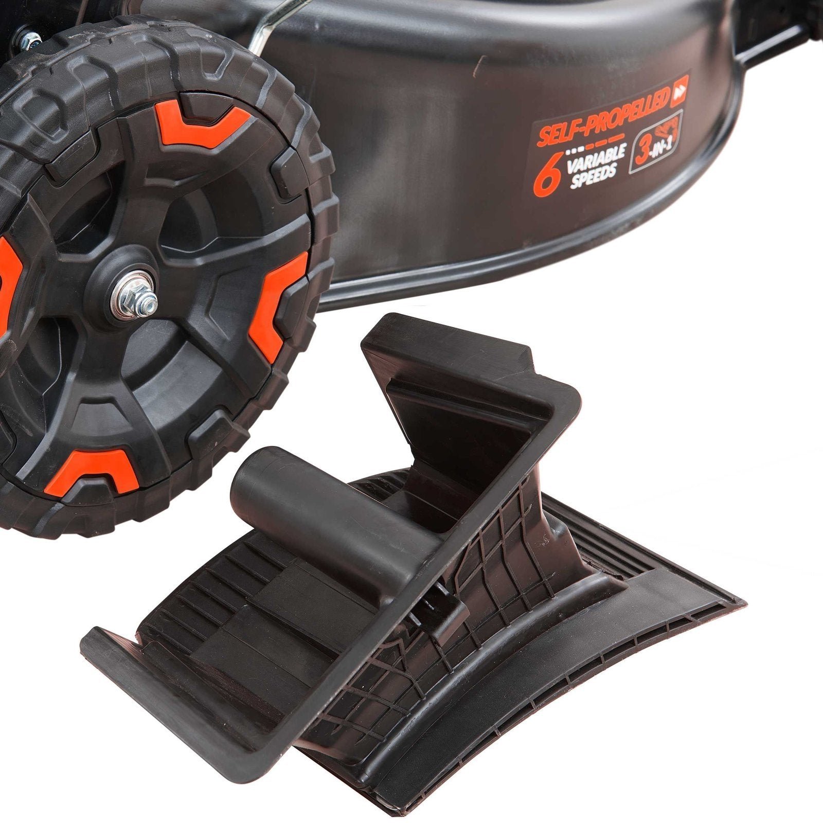 24 in. 201 cc SELECT PACE 6 Speed CVT High Wheel RWD 3-in-1 Gas Walk Behind Self Propelled Lawn Mower W/ Recoil Start - Image 4