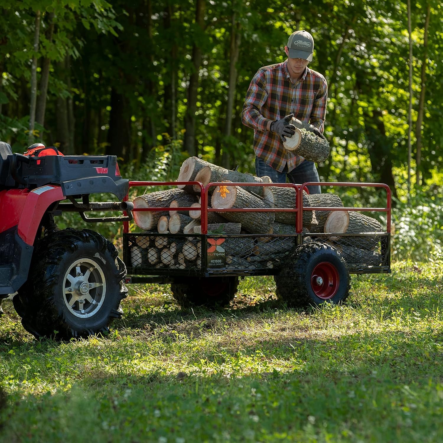 Yutrax Trail Warrior X4 1,250 lb Off-Road UTV/ATV Utility Trailer TX159 - Image 23