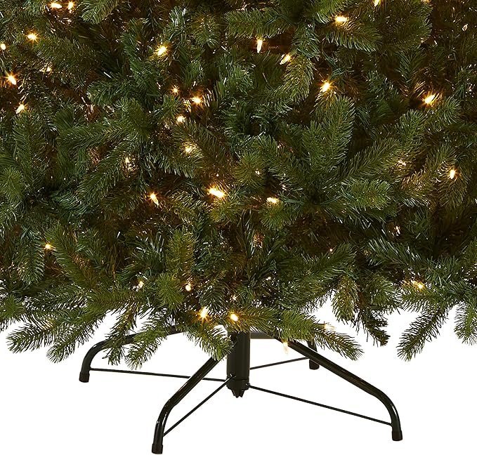 National Tree Company Pre-Lit ‘Feel Real’ Artificial Full Downswept Christmas Tree, Green, Douglas Fir, Dual Color LED Lights, Includes PowerConnect and Stand, 7.5 Feet - Image 3