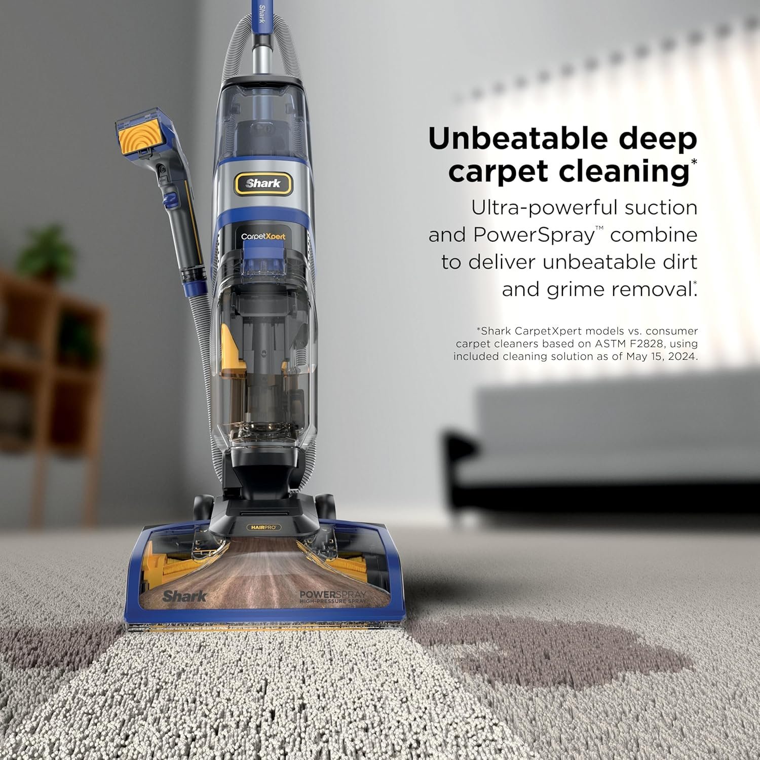 Shark CarpetXpert Carpet & Upholstery Cleaner with StainStriker, EX201 - Image 15