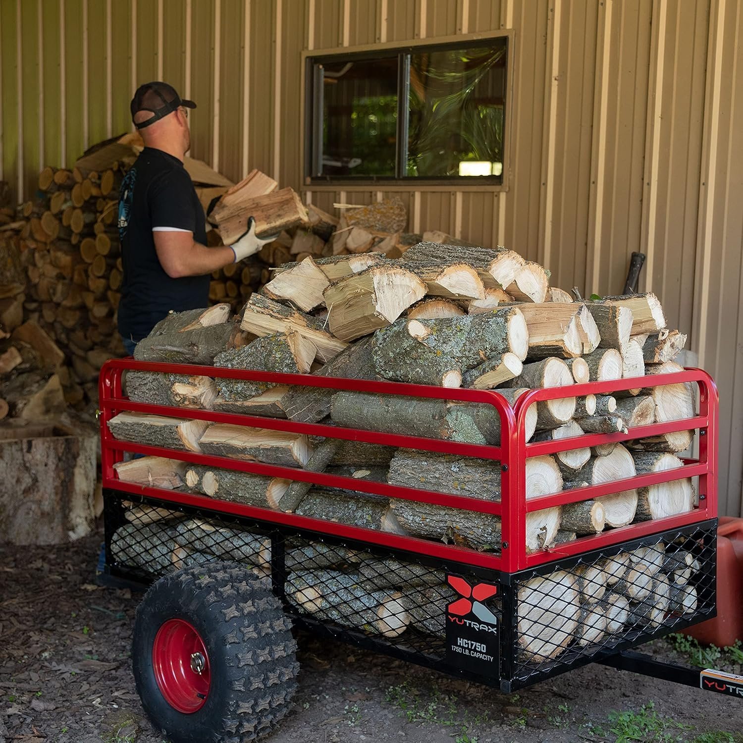 Yutrax Trail Warrior X4 1,250 lb Off-Road UTV/ATV Utility Trailer TX159 - Image 11