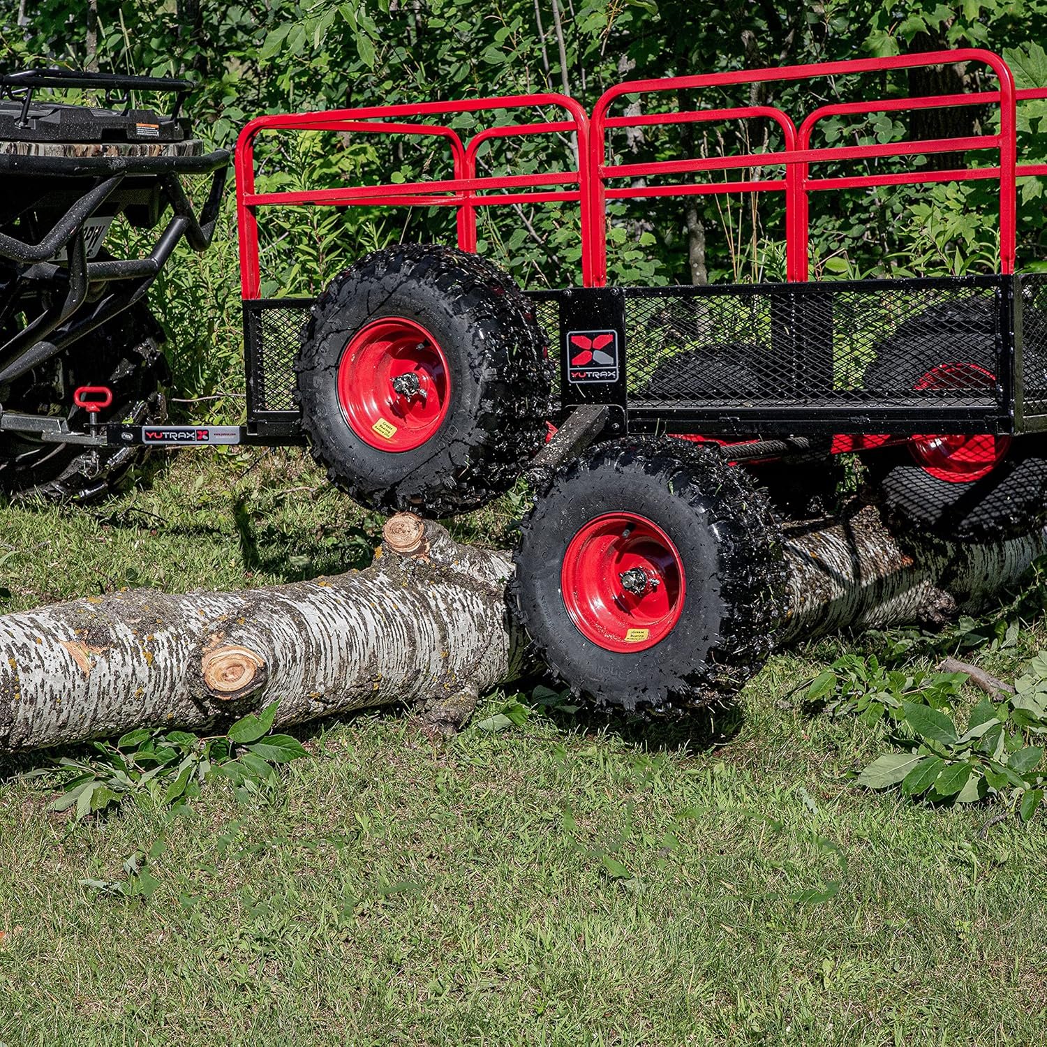 Yutrax Trail Warrior X4 1,250 lb Off-Road UTV/ATV Utility Trailer TX159 - Image 30