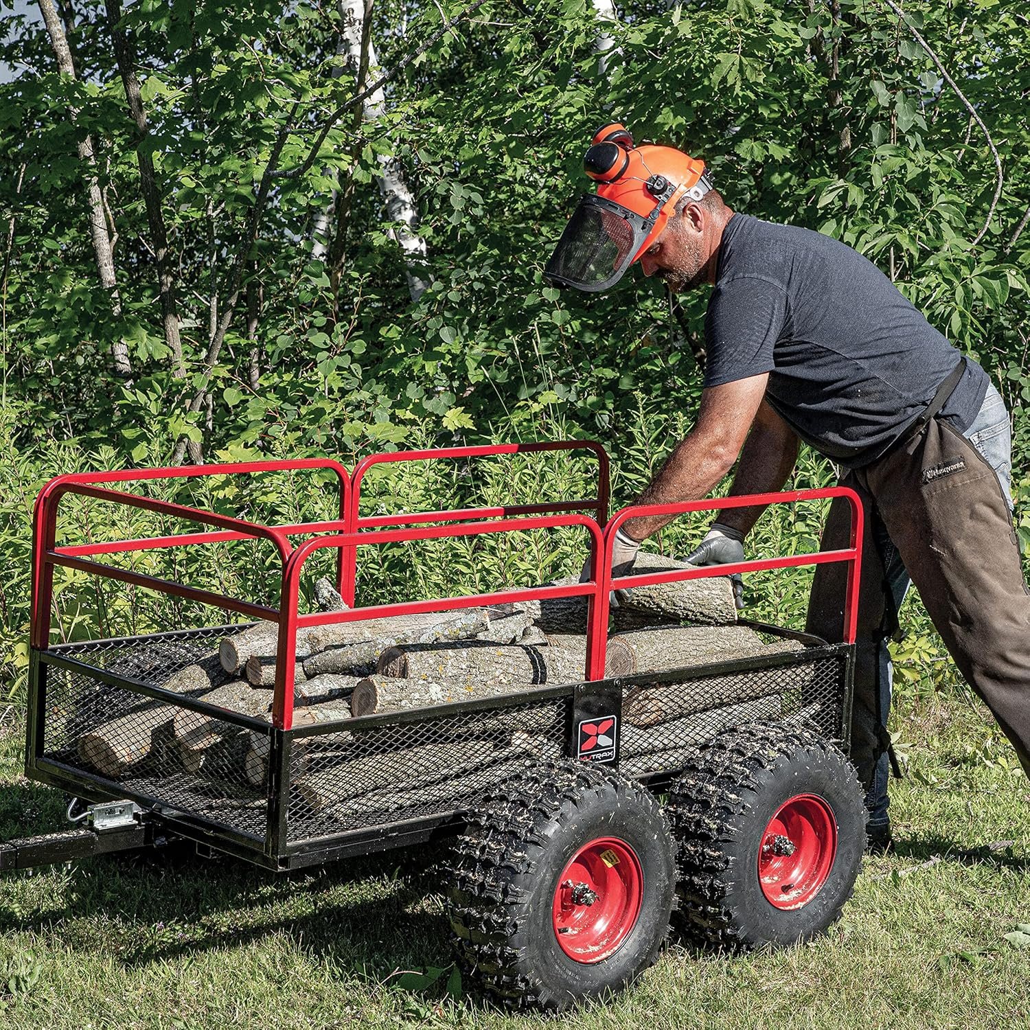 Yutrax Trail Warrior X4 1,250 lb Off-Road UTV/ATV Utility Trailer TX159 - Image 38