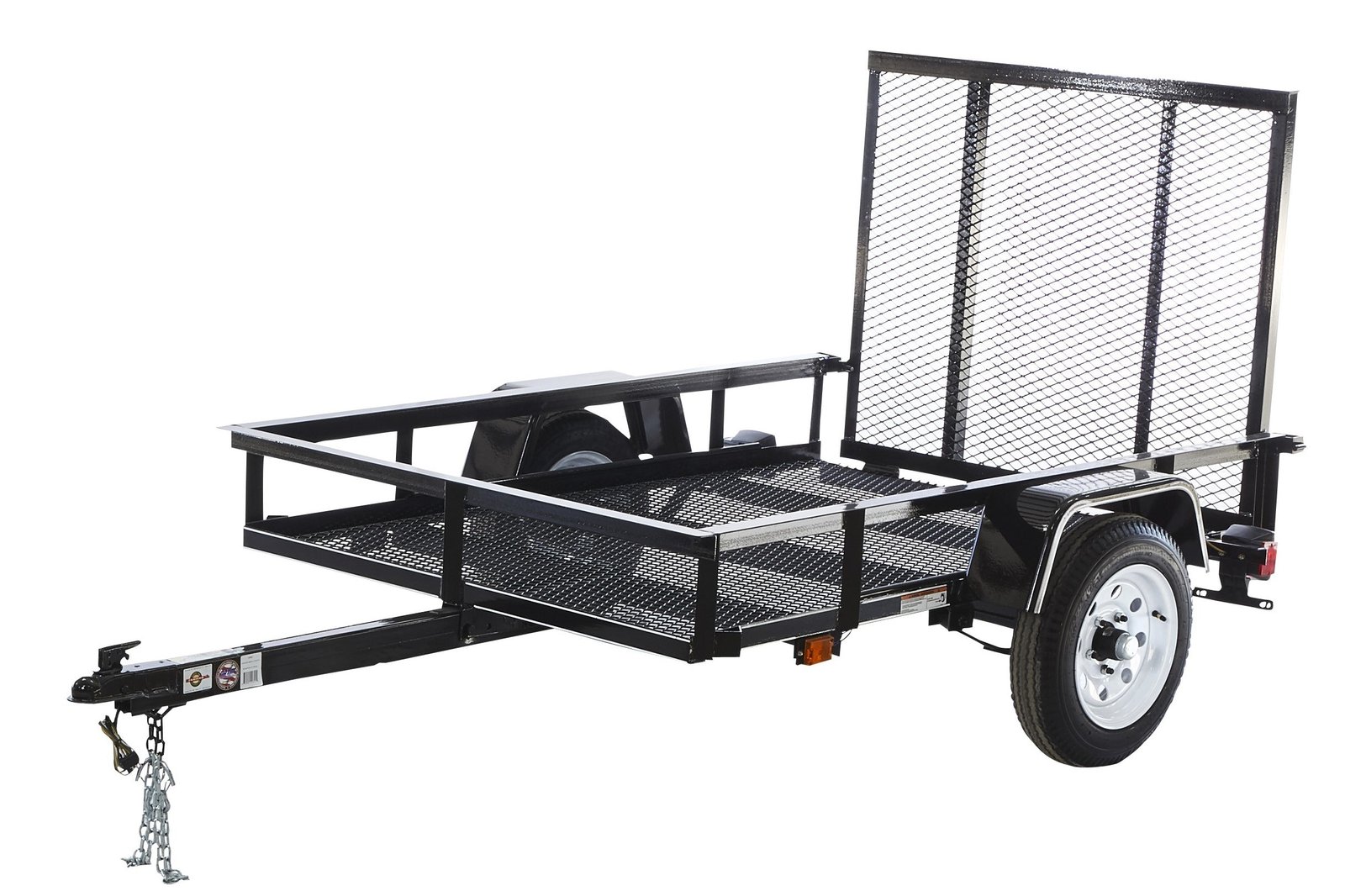 Carry-On Trailer 4-ft x 7-ft Steel Mesh Utility Trailer