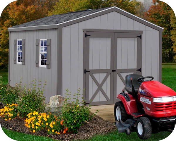 Elm 10×16 Wood Storage Shed Kit – ALL Pre-Cut