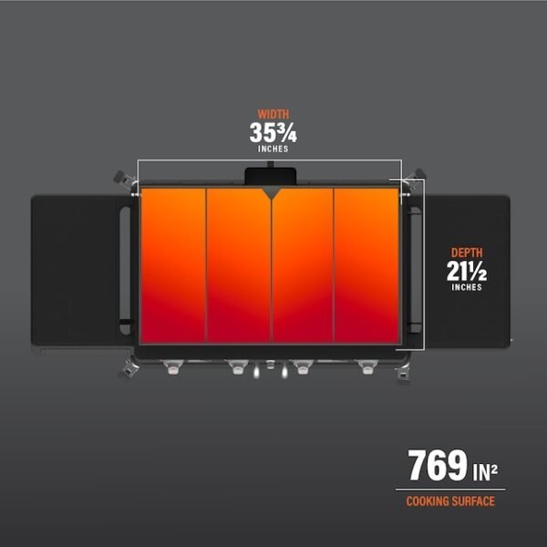 Blackstone 36-in Culinary Cabinet Griddle with Side Table: Versatile Outdoor Cooking in Stainless Steel - Image 28