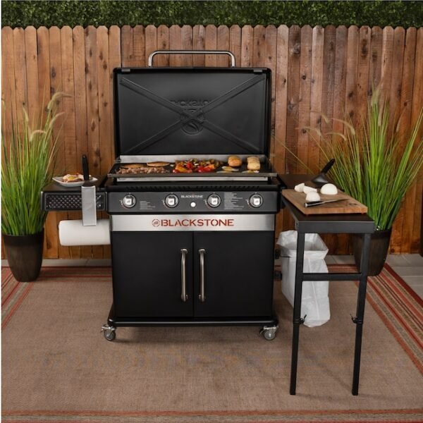 Blackstone 36-in Culinary Cabinet Griddle with Side Table: Versatile Outdoor Cooking in Stainless Steel - Image 5