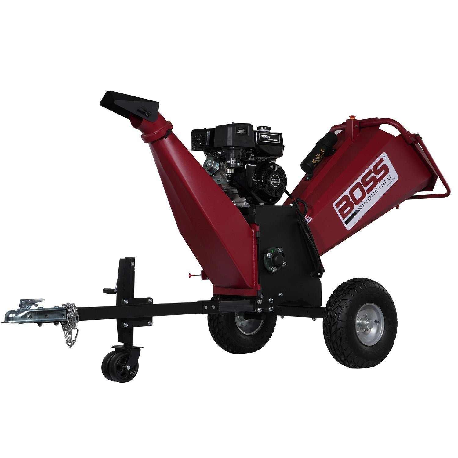 Boss Industrial 6″ 14 HP Chipper Shredder with Electric Starter – CGR60 - Image 2