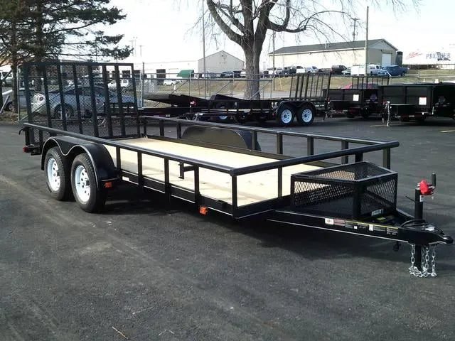 6×16 Heavy-Duty Tandem Axle Utility Trailer – 2025 Steel Frame with Wood Deck - Image 2
