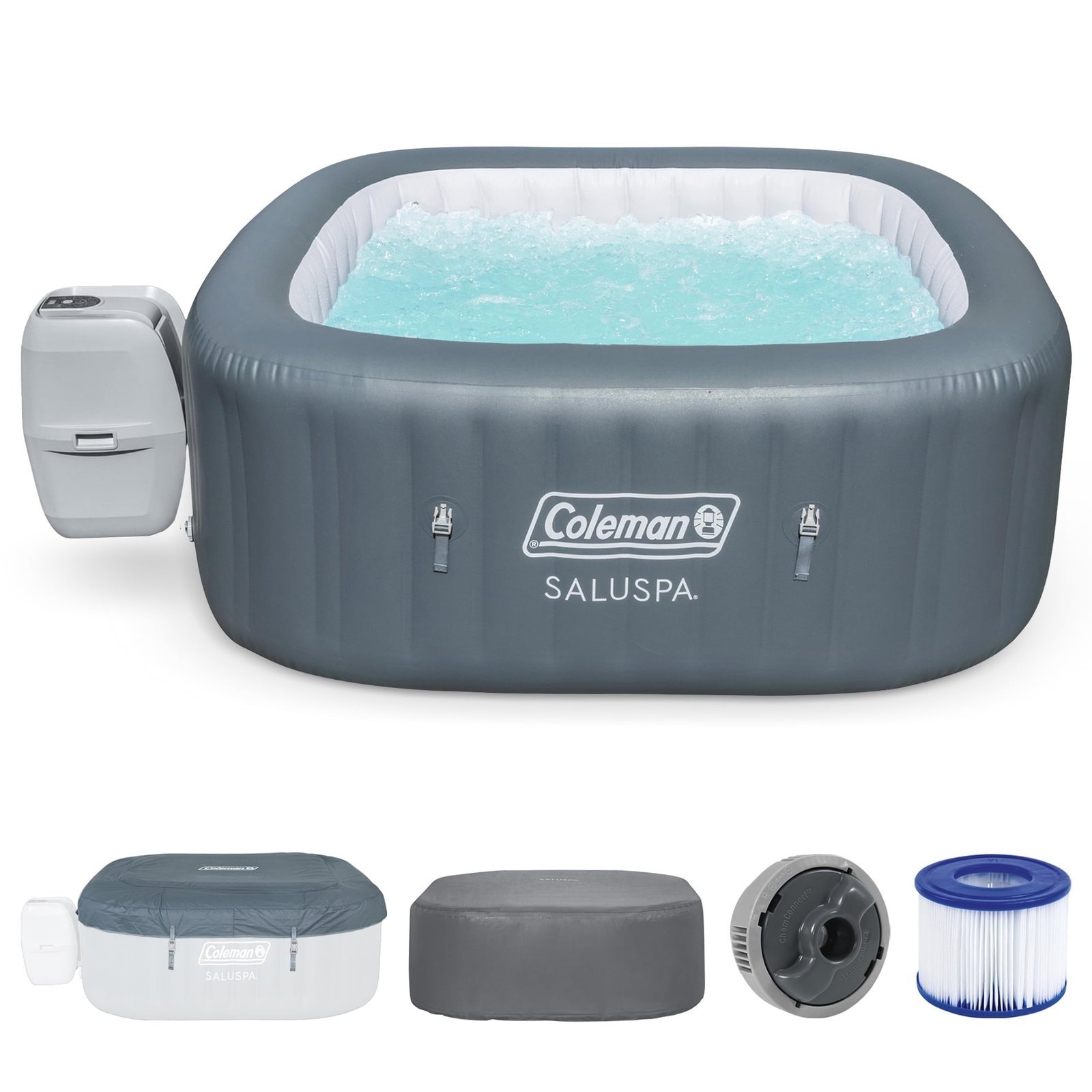 Coleman SaluSpa Atlantis AirJet Inflatable Hot Tub w/ Pump #P09144 - Image 2