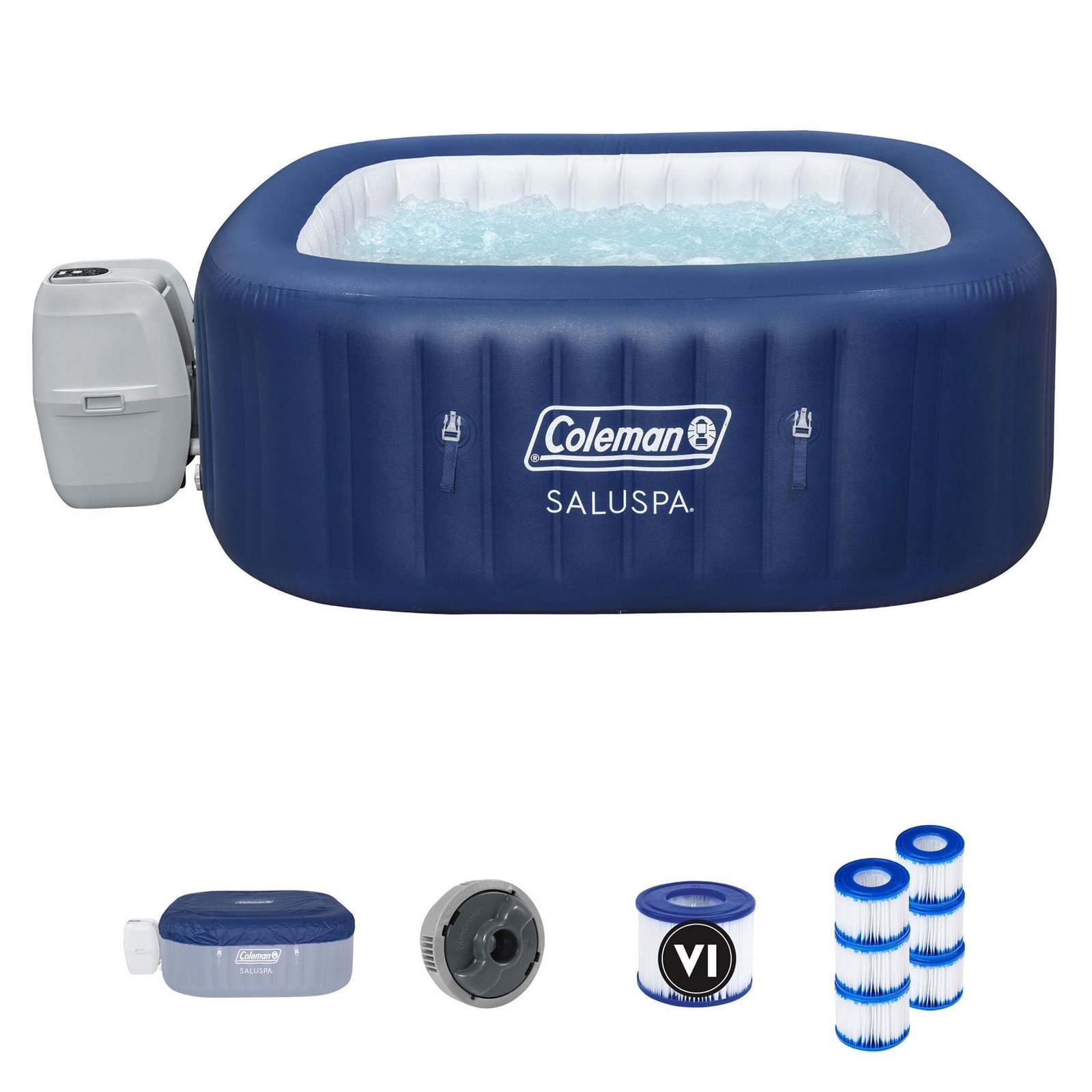 Coleman SaluSpa Atlantis AirJet Inflatable Hot Tub w/ Pump #P09144 - Image 4