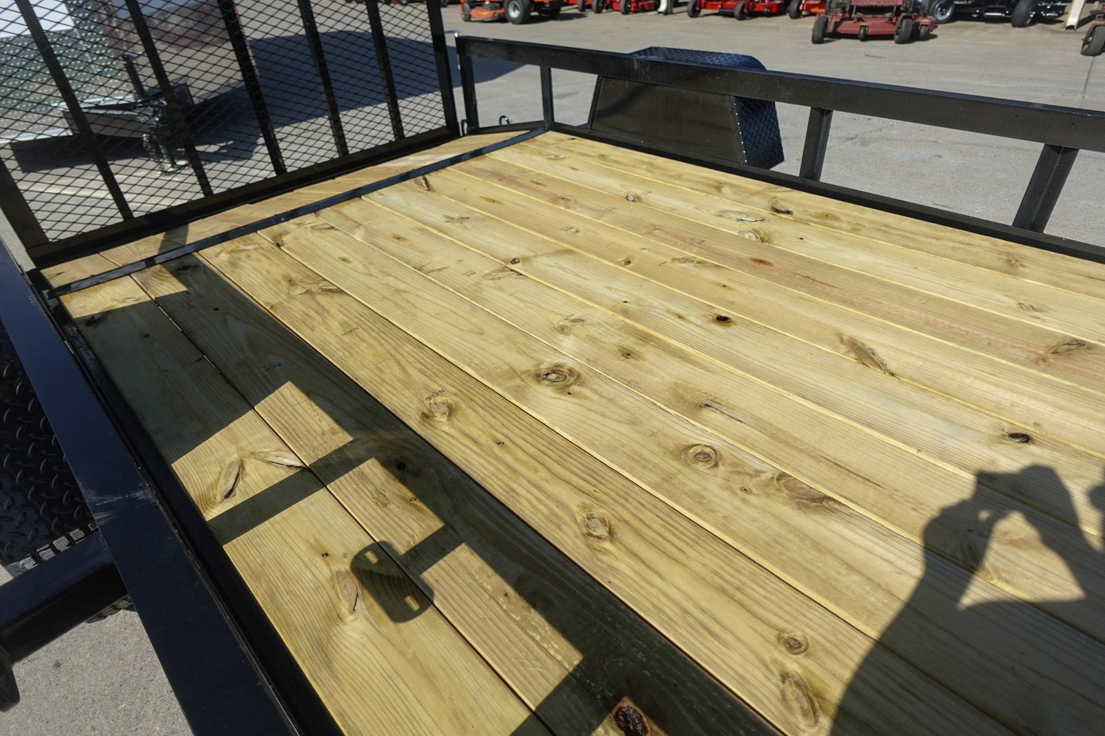 6′ 4″ x 10 Utility Trailer Dovetail Powder Coated With Gate 3,500lb Axle - Image 12