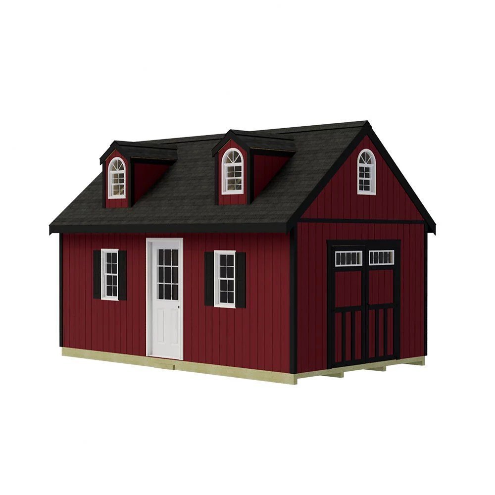 Best barns Hampton 12×24 Wood Storage Shed Kit Installation Included - Image 3