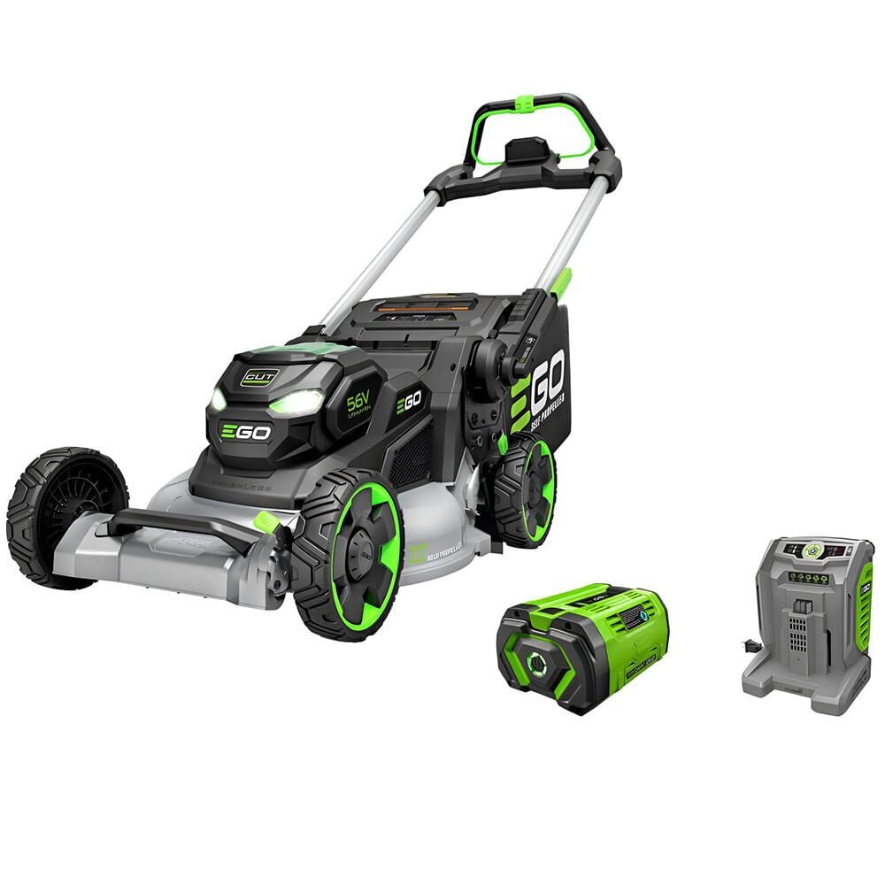 EGO POWER+ 22” Battery Powered Self-Propelled Walk-Behind Lawn Mower, 10Ah Battery, Turbo Charger