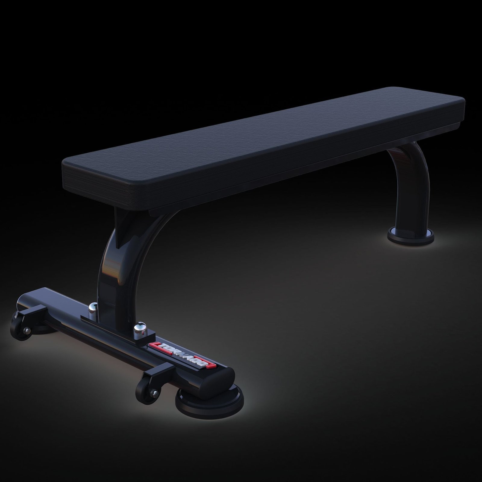 Sweet Commercial Flat Bench – Black