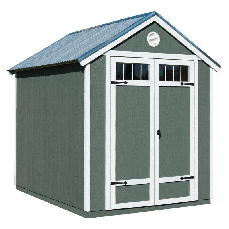 Garden D Wood Storage Shed 6 ft. W x 8 ft. - Image 9