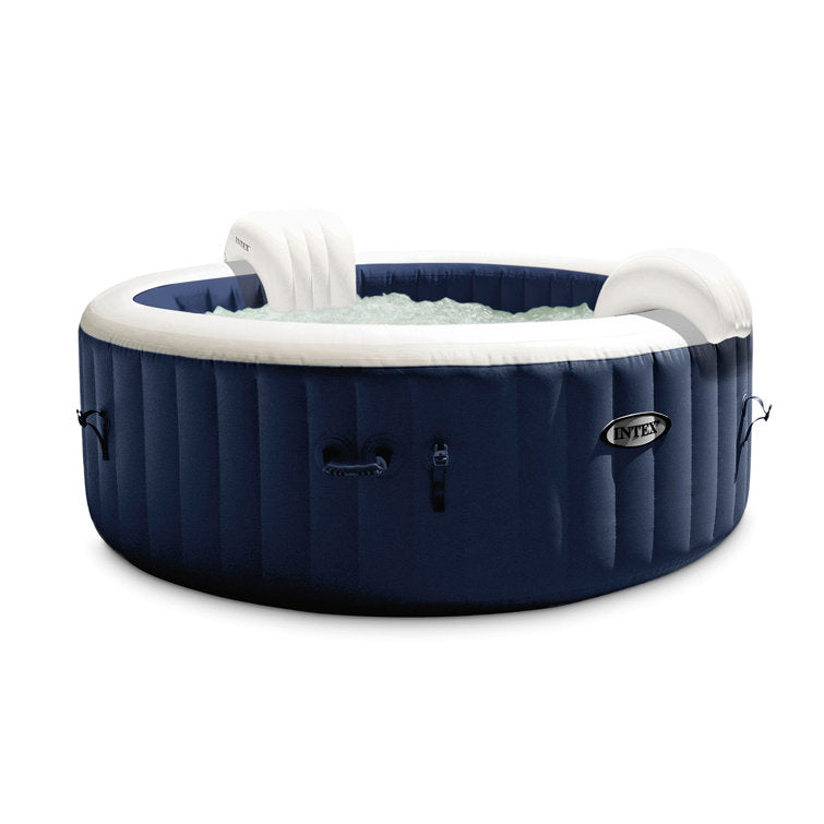 Intex 6 Person Pop Up Hot Tub Bundled W/ Purespa Slip-Resistant Seats (4 Pack) - Image 3