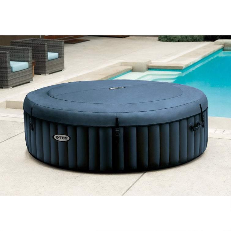 Intex 6 Person Pop Up Hot Tub Bundled W/ Purespa Slip-Resistant Seats (4 Pack) - Image 8