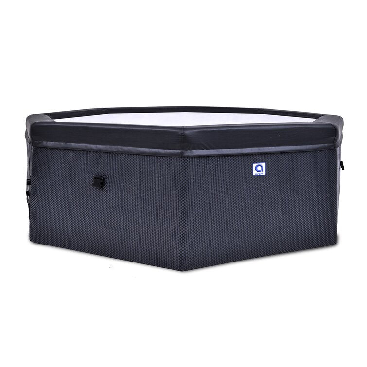 Jleisure Aegean 6 – Person 90 – Jet Hexagon Hot Tub in Black