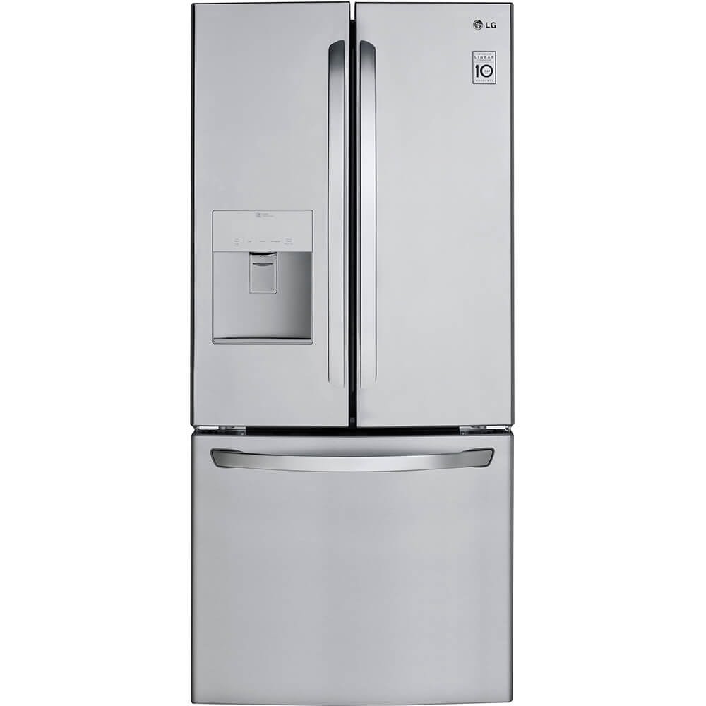 LG LFDS22520S 22 Cu. Ft. Stainless French Door Refrigerator (AFF)