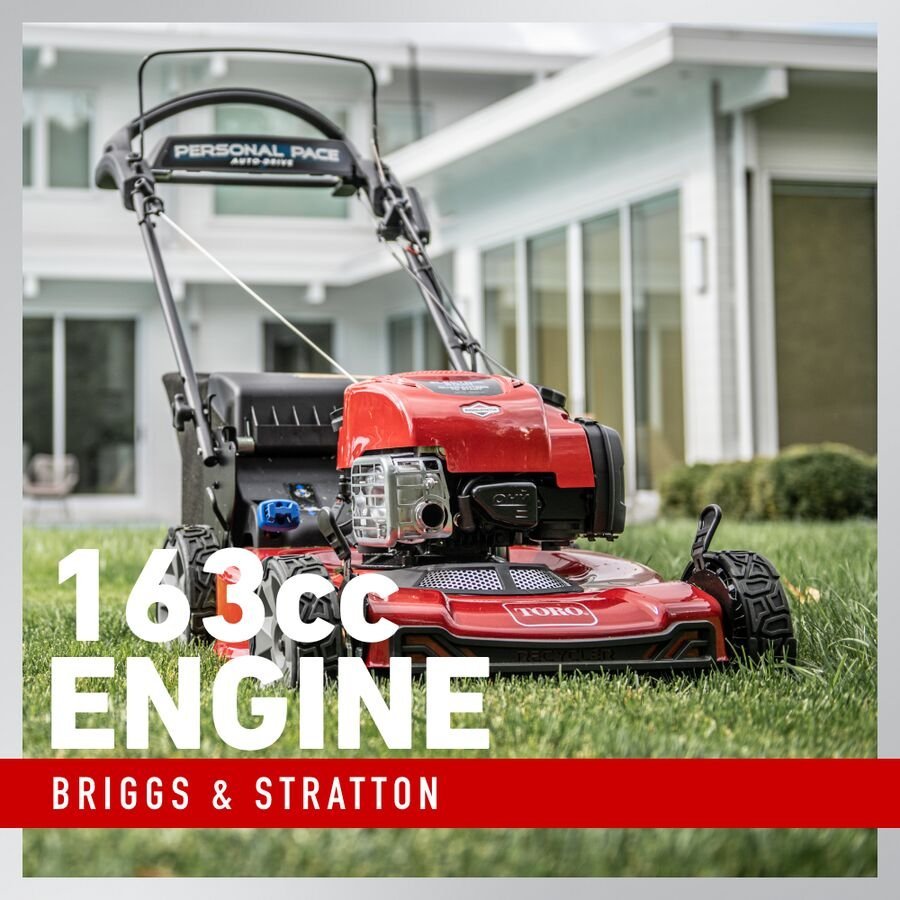 Toro Recycler with Personal Pace 22-in Gas Self-propelled lawn mower with 163-cc Briggs and Stratton Engine - Image 3